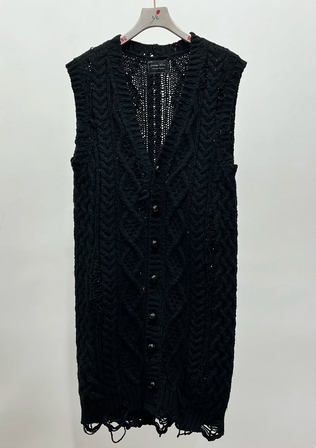Number (n)ine "Night Crawler" 03AW Knitwear Vest