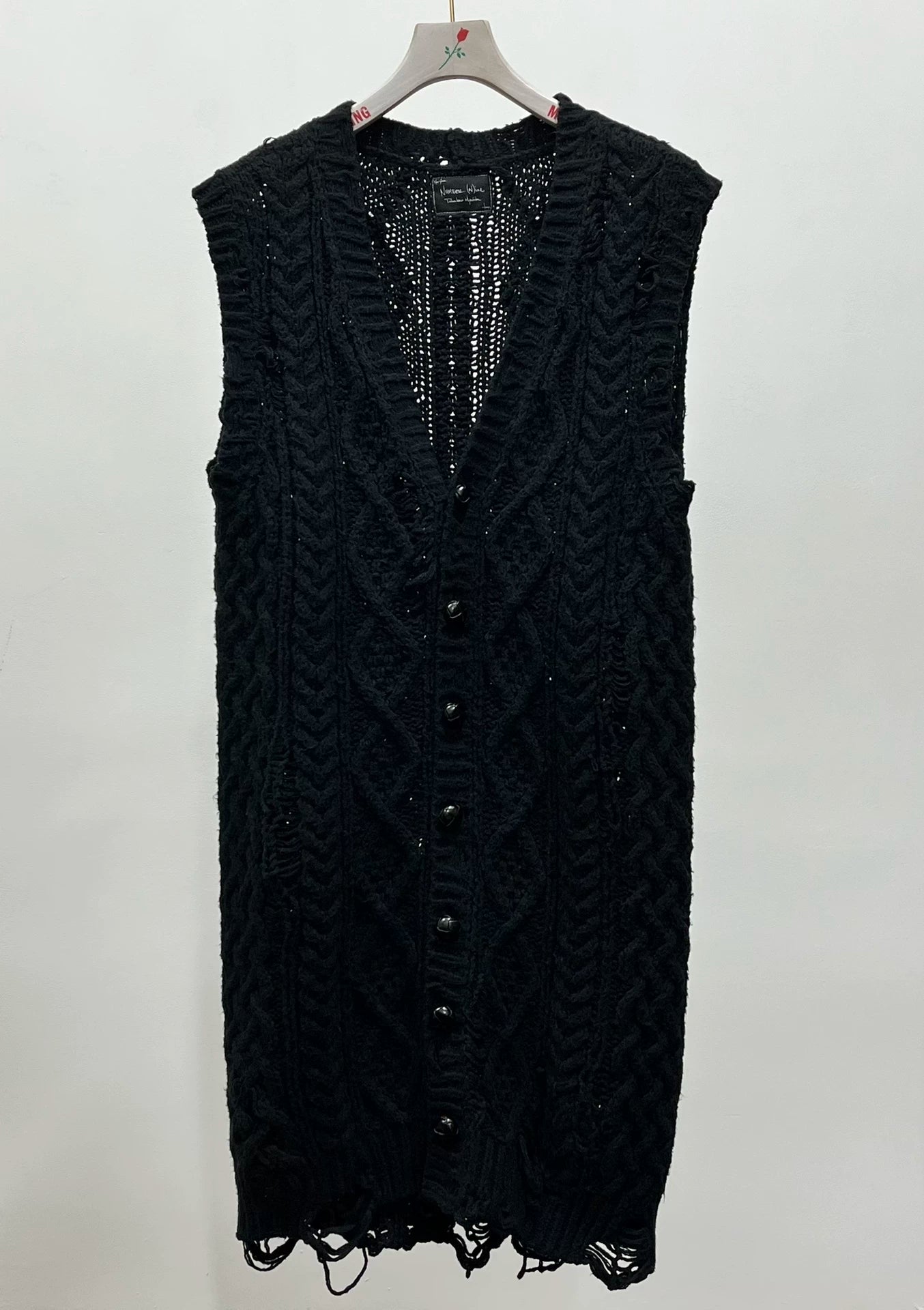 Number (n)ine "Night Crawler" 03AW Knitwear Vest