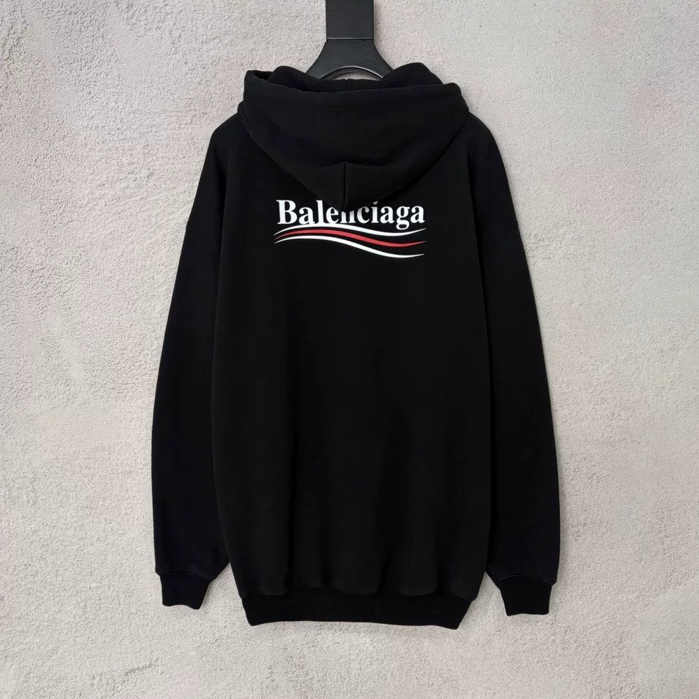 Balenciaga Black Wave Coca-Cola Hooded Sweater
