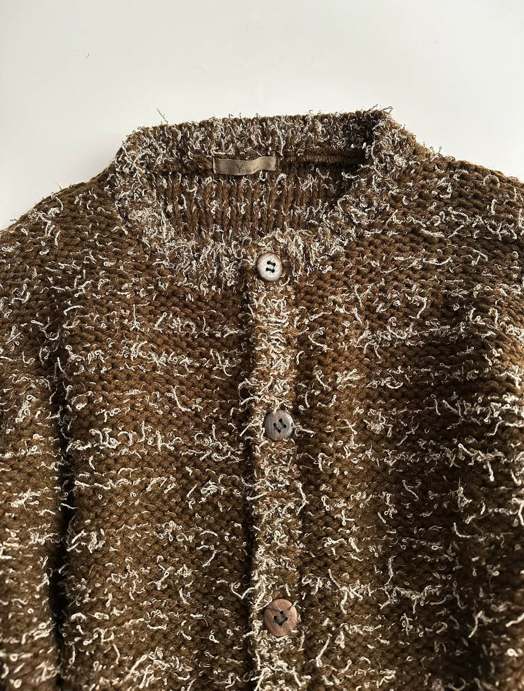 Yohji Yamamoto early men's line snowflake sweater cardigan