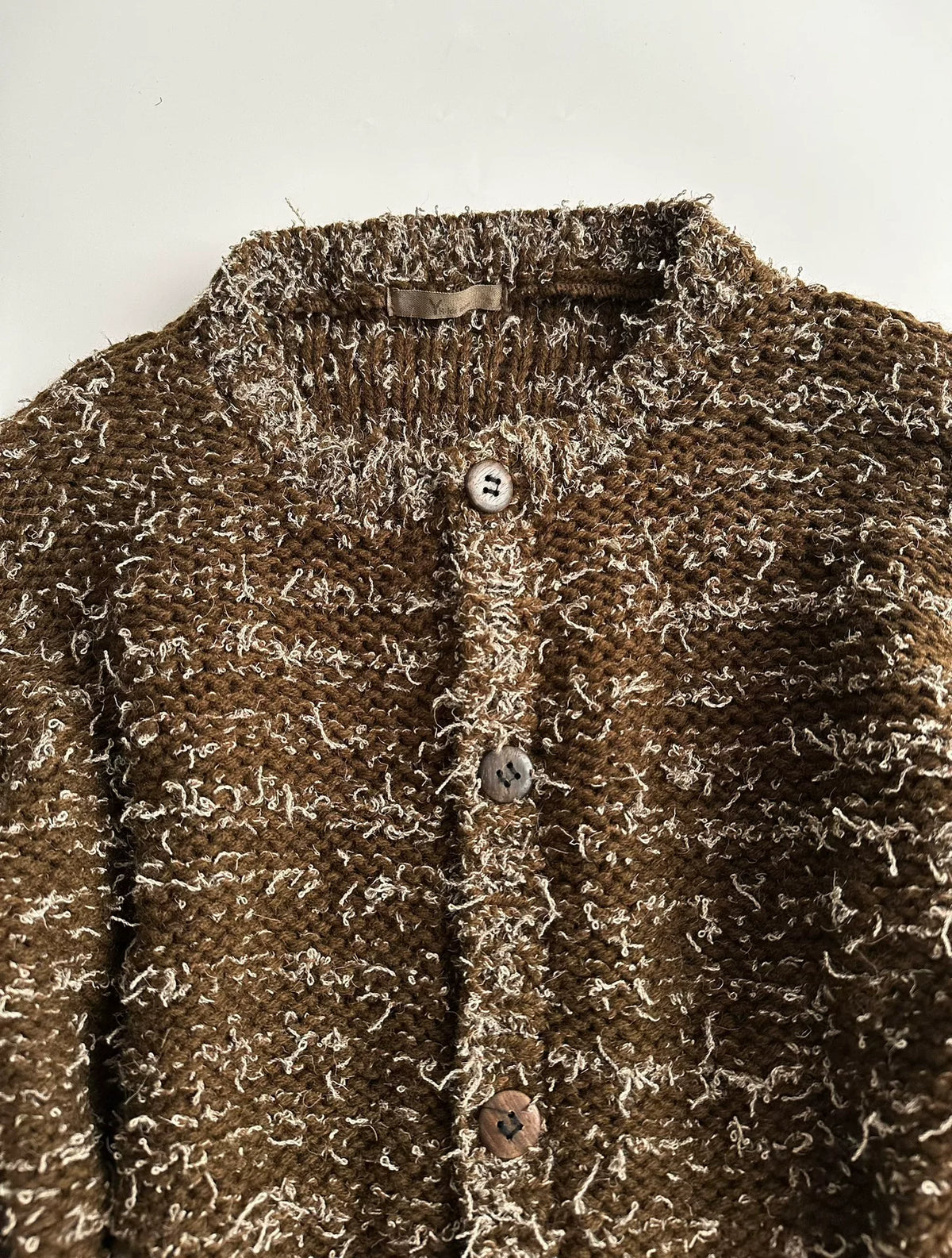 Yohji Yamamoto early men's line snowflake sweater cardigan
