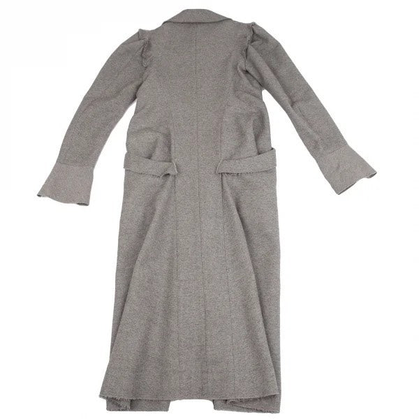 Yohji Yamamoto AW10 Grey Cashmere Blend Deconstructed Coat