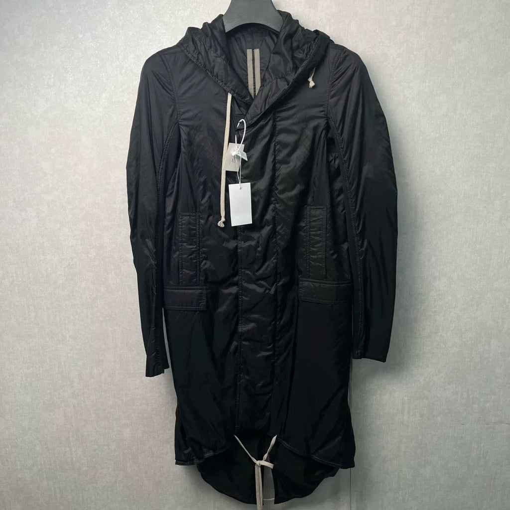 Rick Owens Fishtail Cotton Trench Coat
