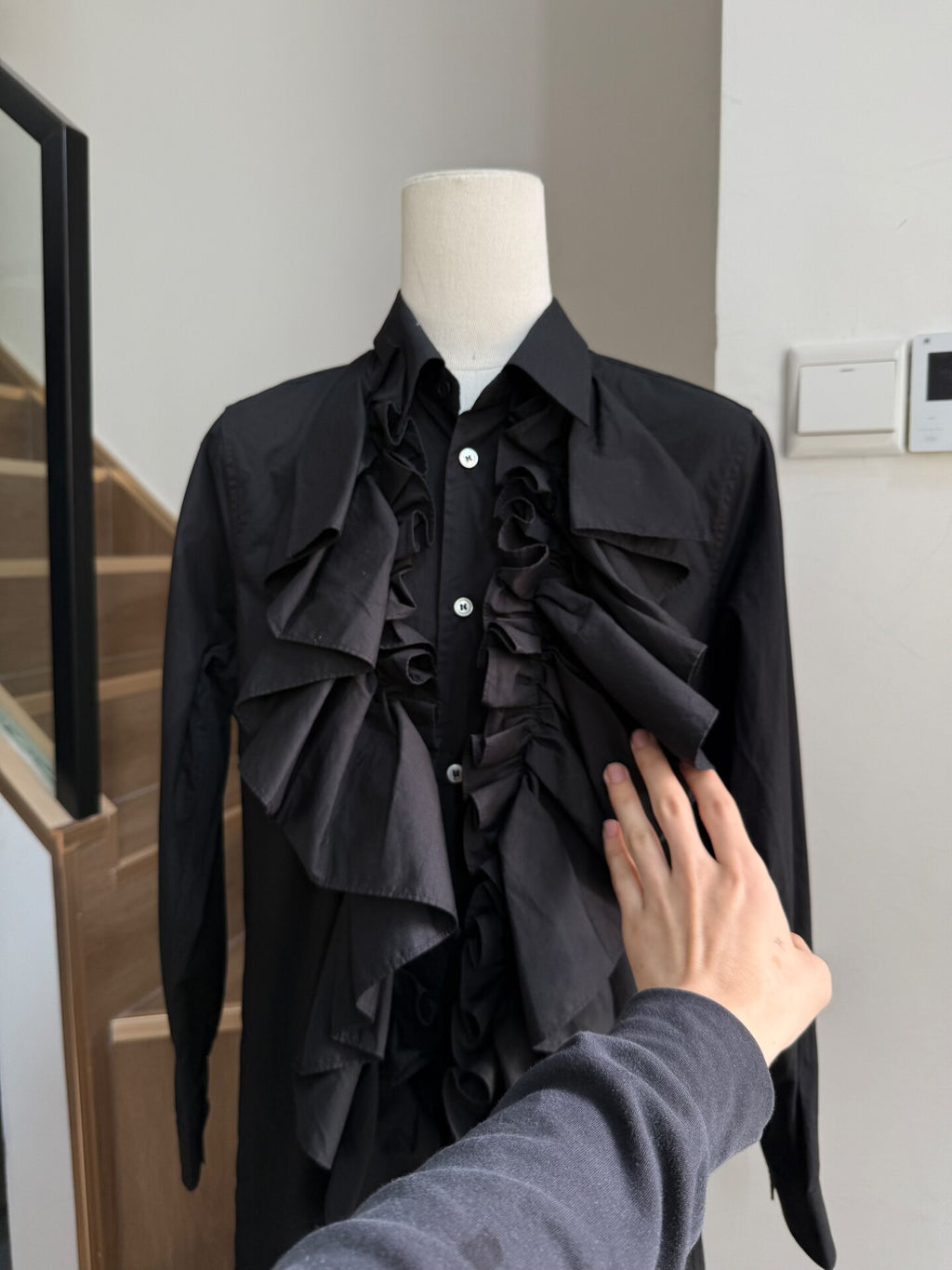 Comme Des Garçons Petal Lace Top