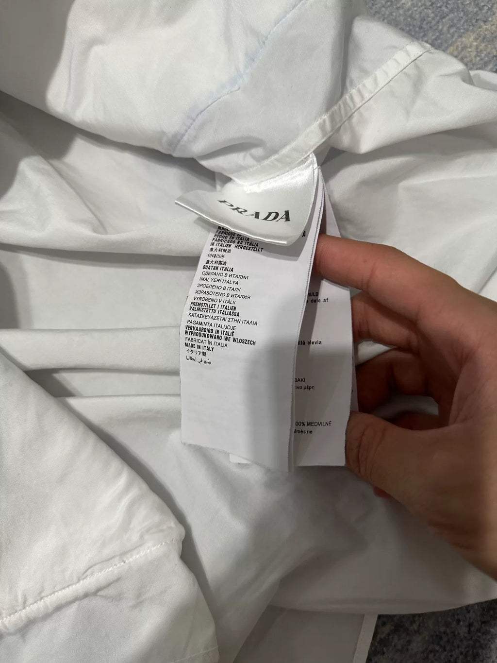 Prada FW16 Important Ones "Gods" Long-Sleeve Detachable Shirt