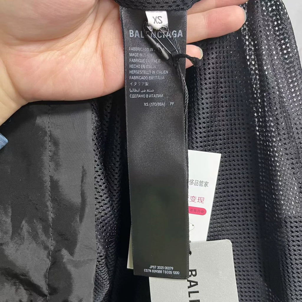 Balenciaga Black Letter Logo Jacket