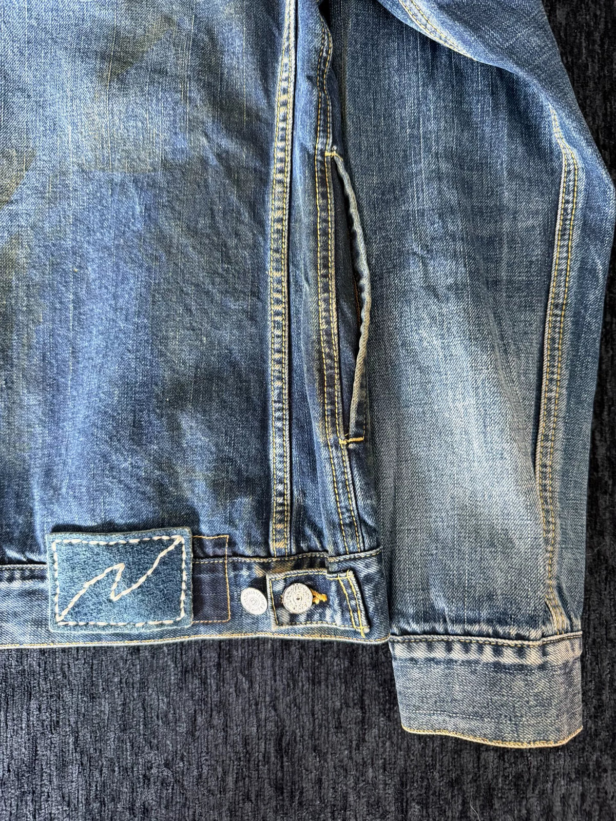 visvim AW19 1000dry Dry3 Heavy Oil Wash 101 Denim Jacket
