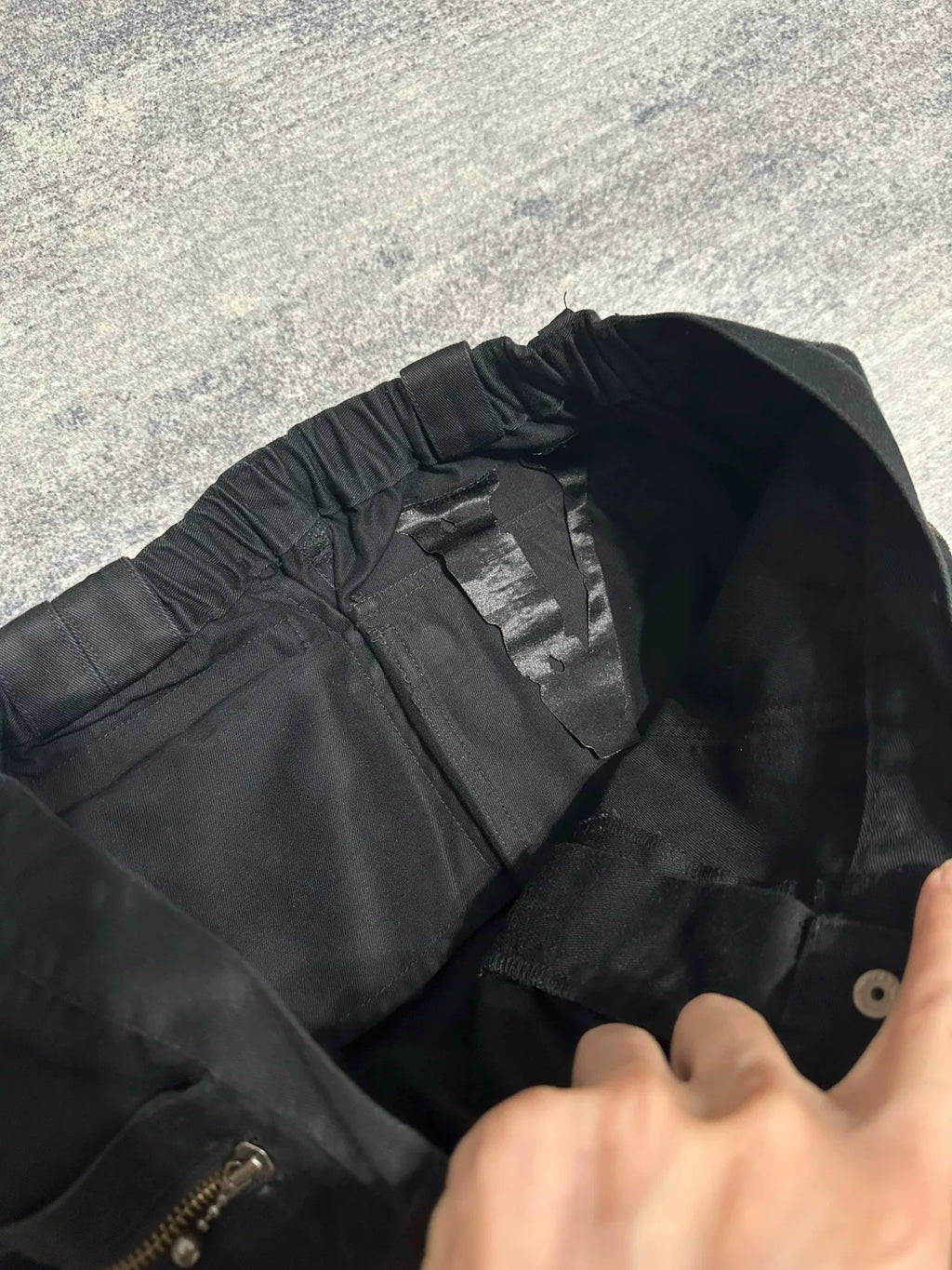 Vlone SS18 Black & Yellow Cargo Bondage Pants