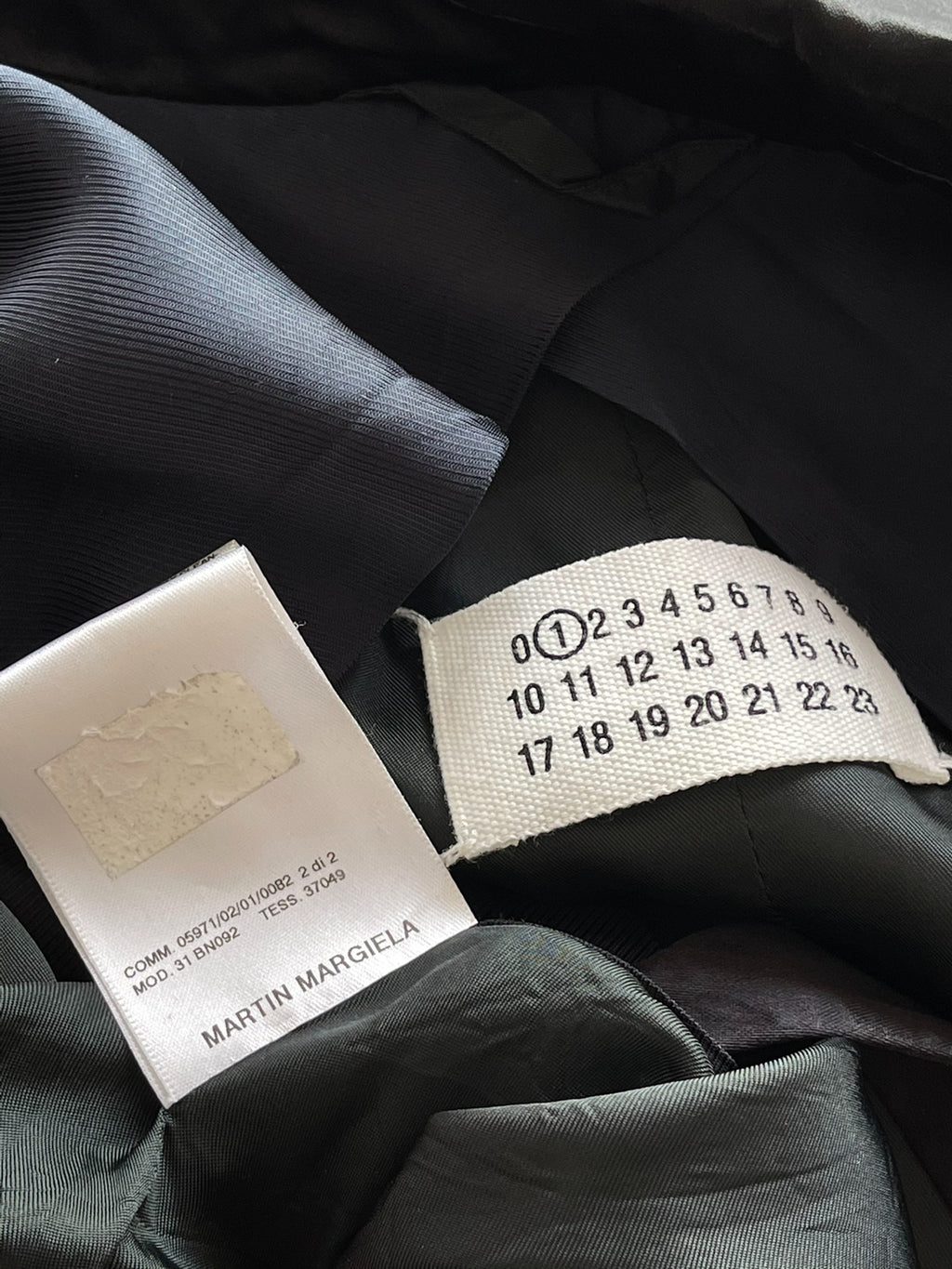 Maison Martin Margiela Satin Collar Suit Jacket