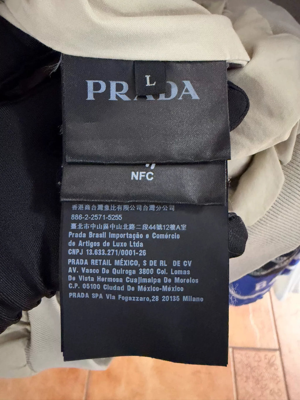Prada Khaki Harlington Jacket