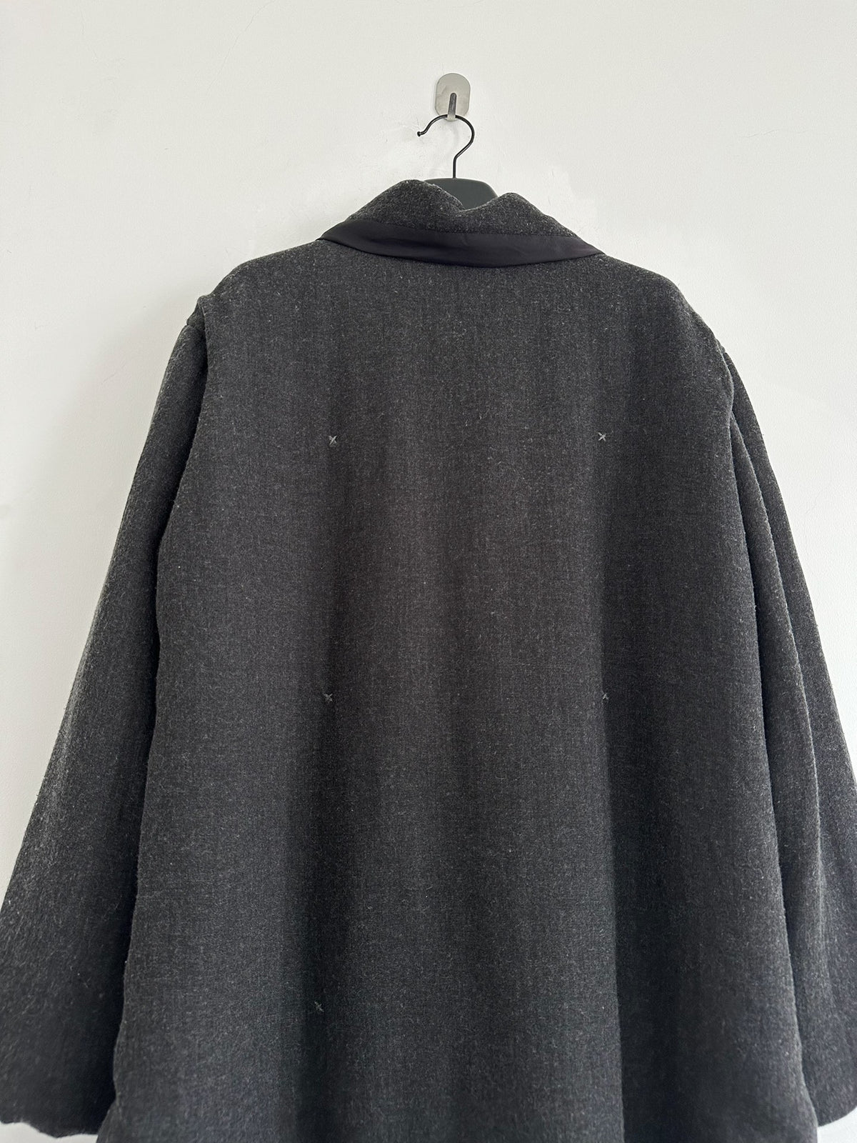 Issey Miyake 1995 Plantation line Dark gray wool frog-button jacket