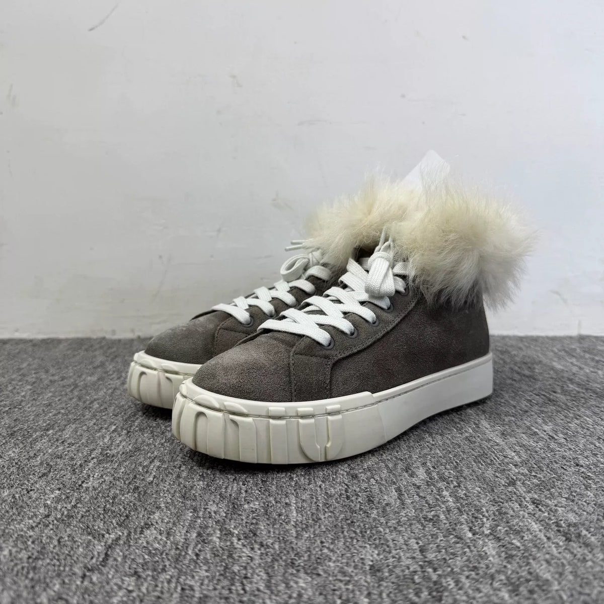 MIUMIU Wool Snow Boots