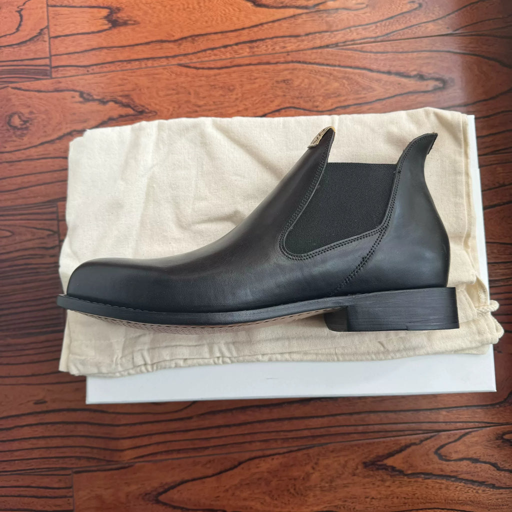 Visvim 24aw Gornergrat mid-folk Chelsea boots