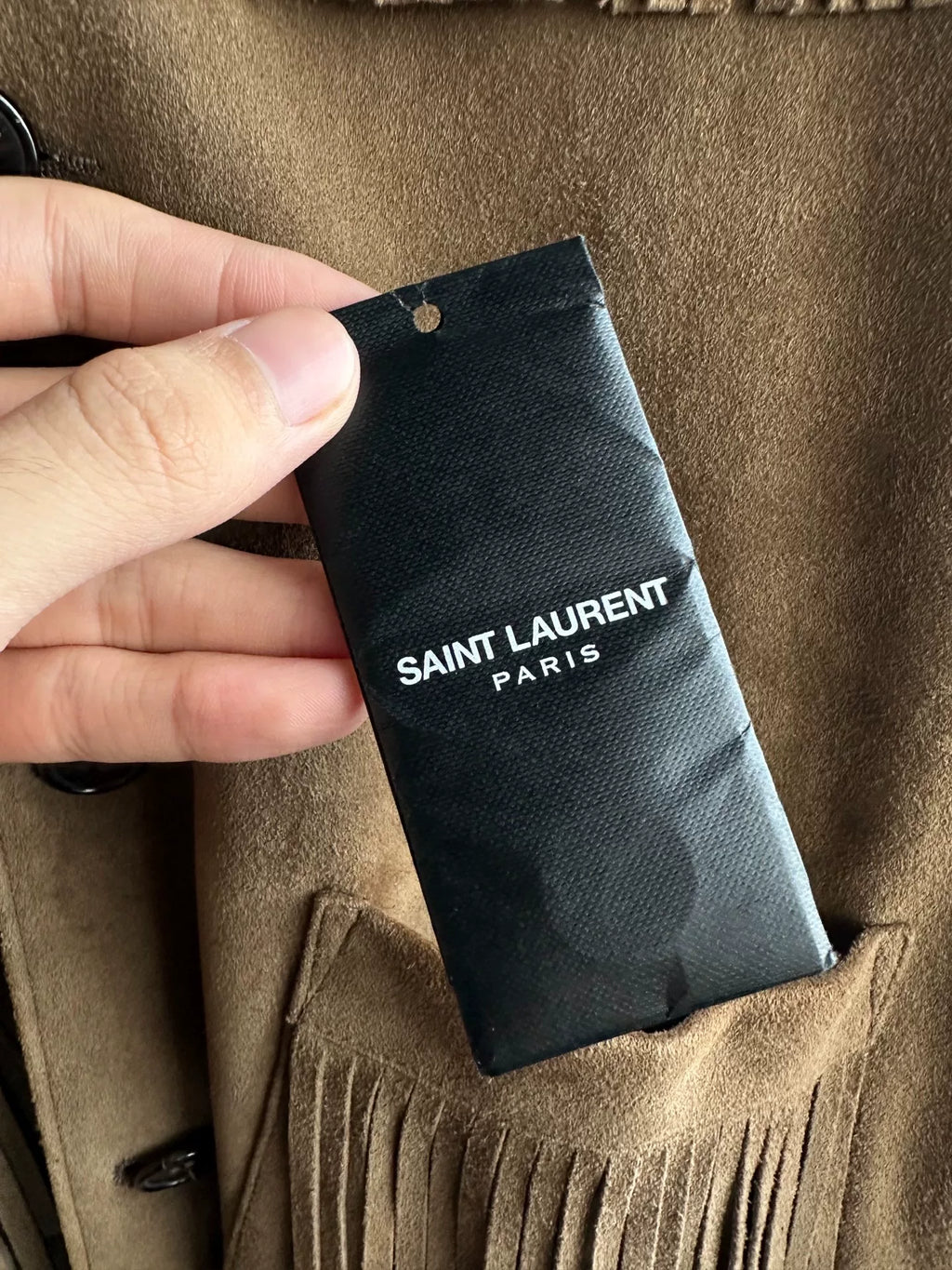 Saint Laurent 15ss Suede Fringe Jacket