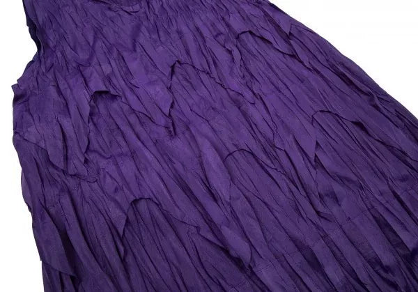 Issey Miyake Vintage Purple Zigzag Pleated Top