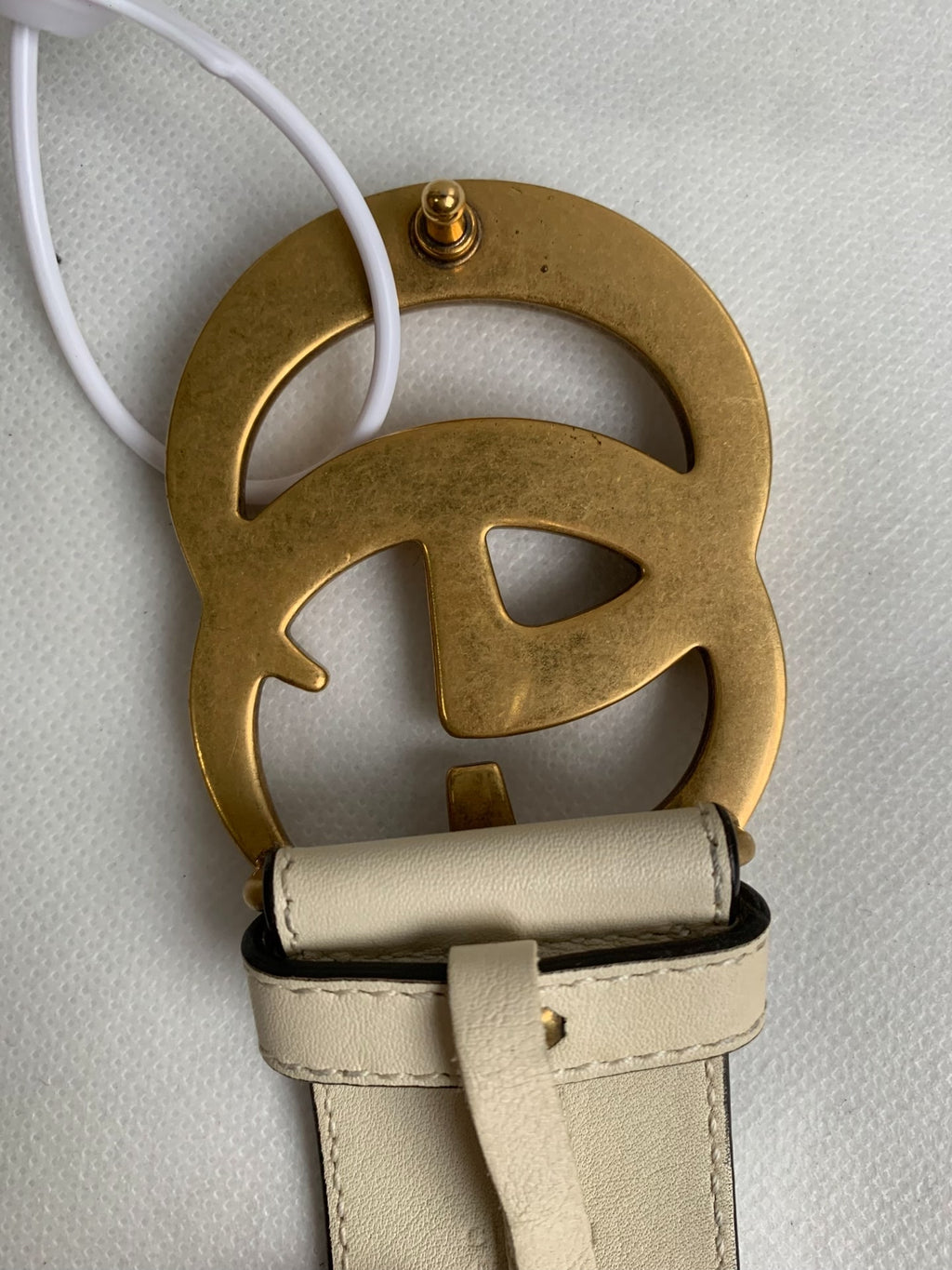 Gucci Off-White Double G Belt