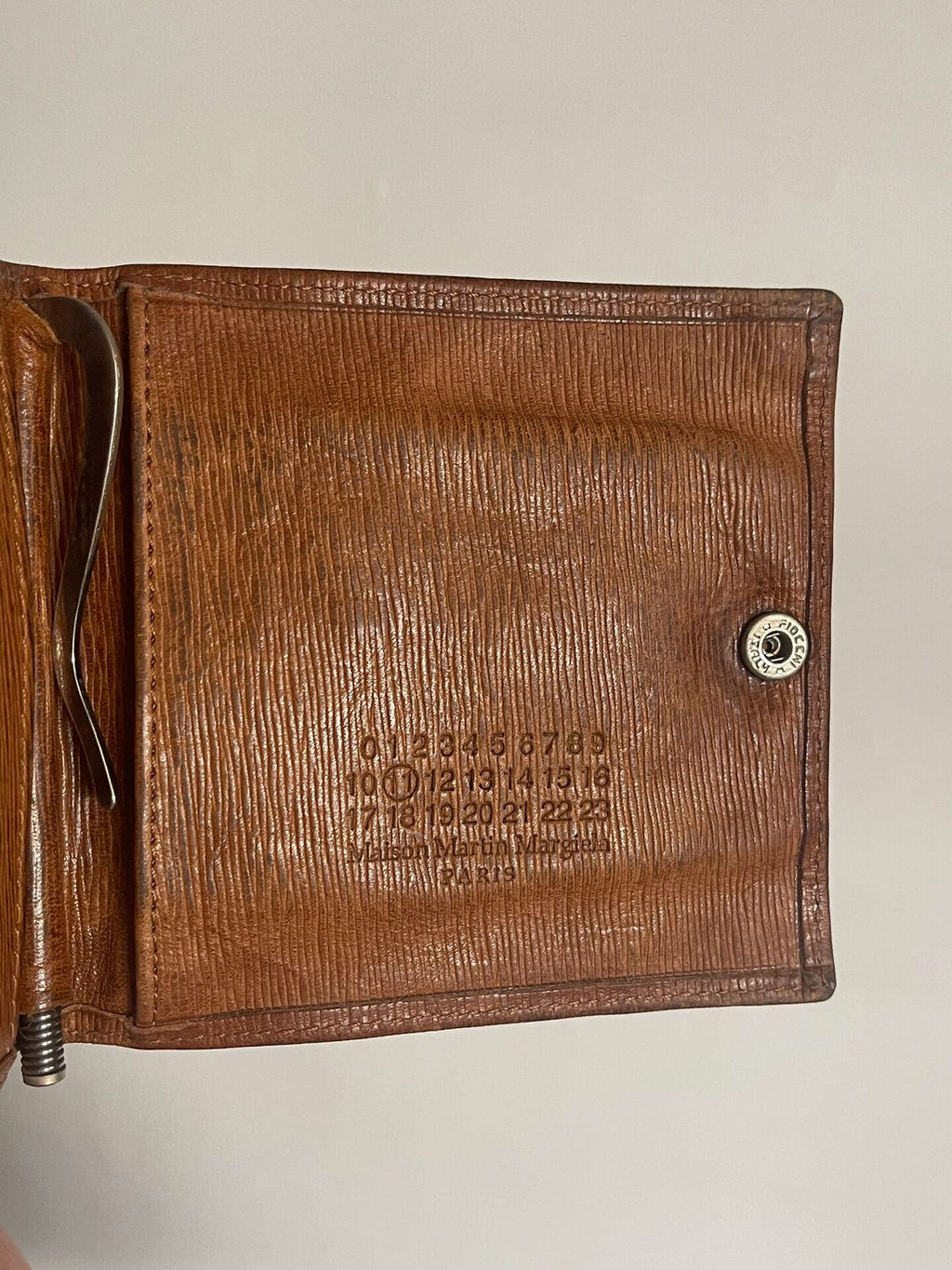 Maison Martin Margiela Caramel Money Clip Wallet