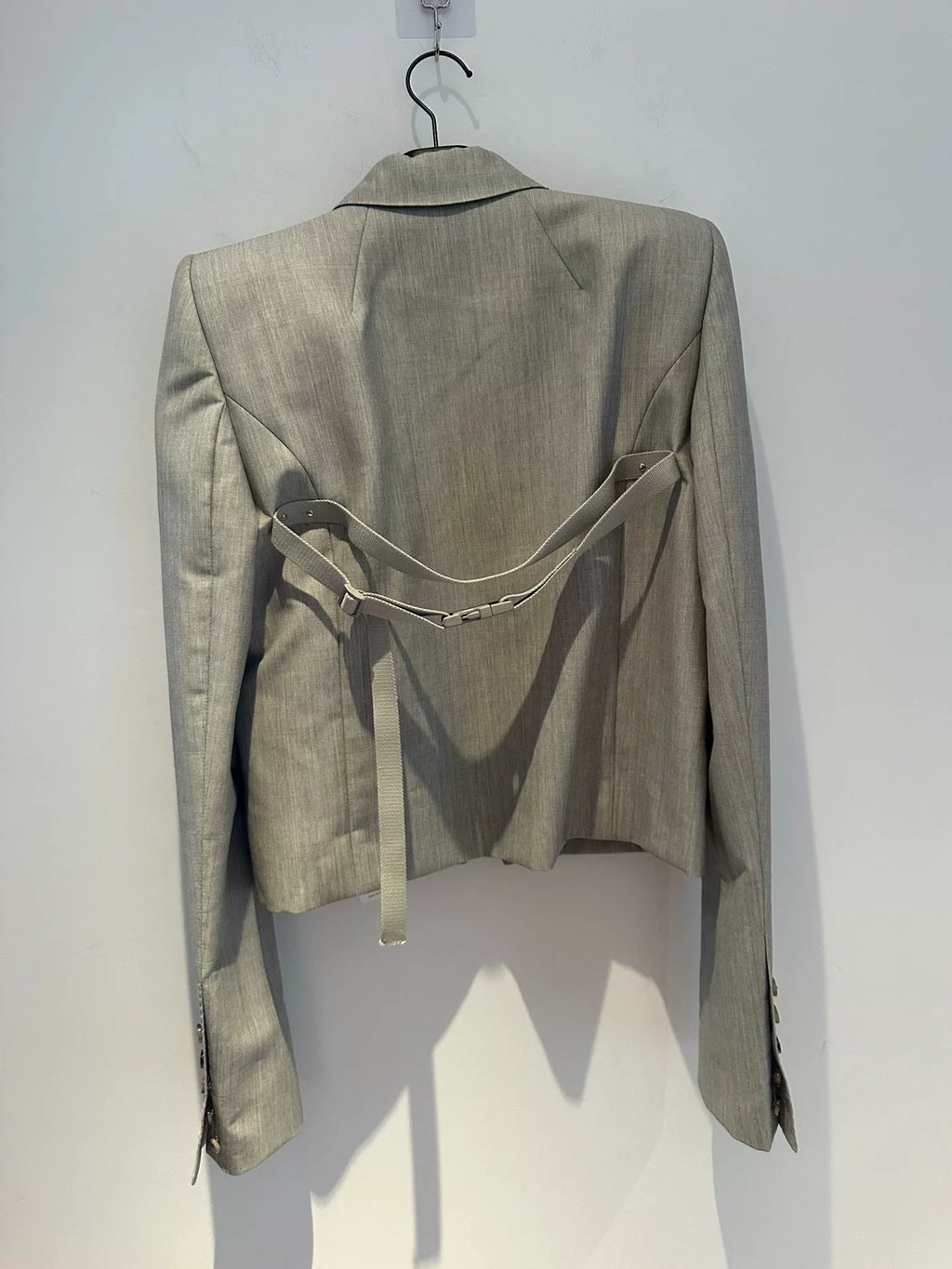 Rick Owens SS20 Padded Shoulder Blazer