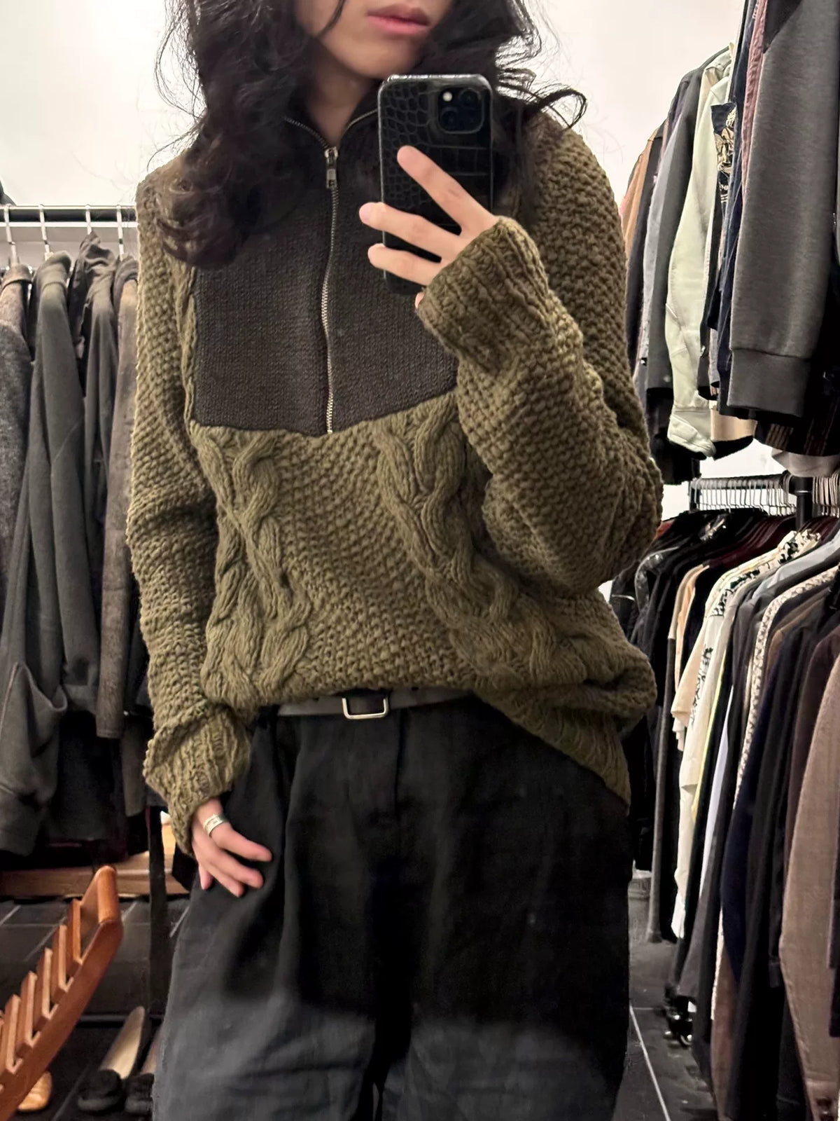 Maison Martin Margiela | 2011 Patchwork Turtleneck Sweater
