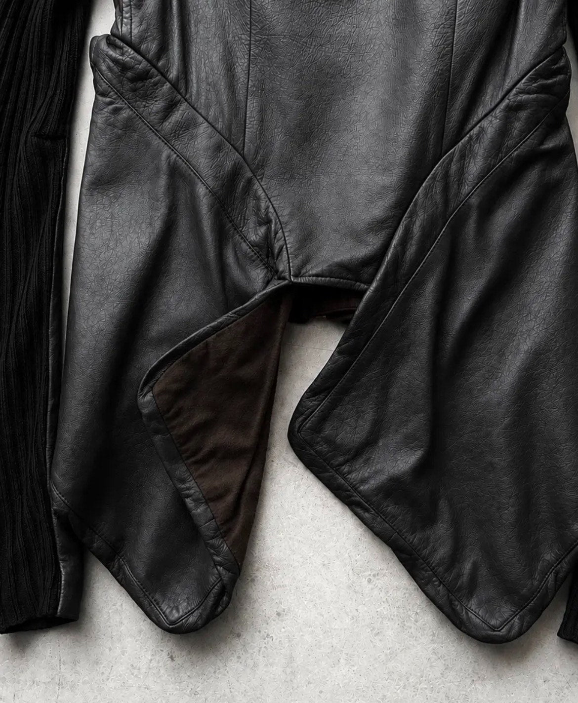 Rick Owens AW04 Deconstructed Lambskin Jacket