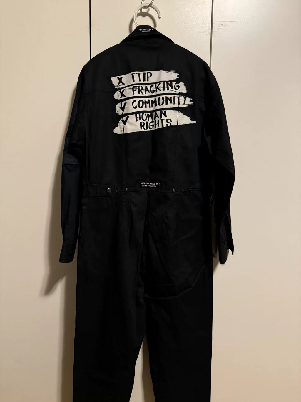 Vivienne Westwood super cool slogan jumpsuit
