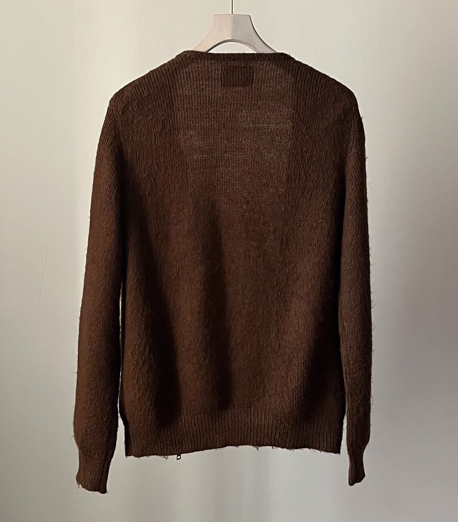 Number (N)ine 08AW River Phoenix Brown Cardigan