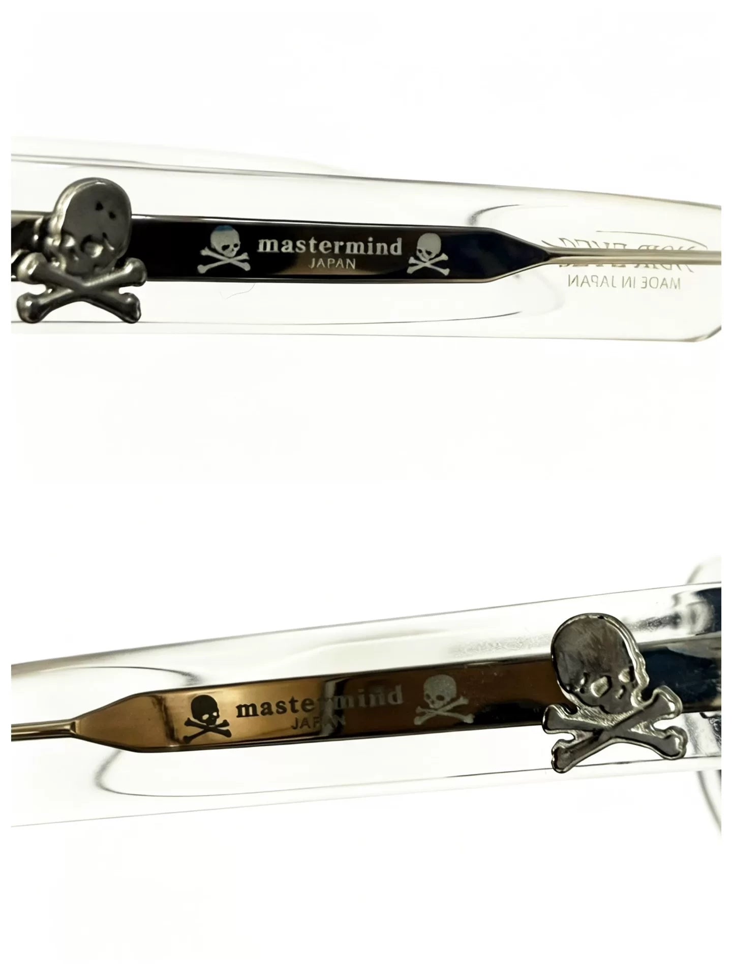 Mastermind Japan Noir Eyes Black Skull Metallic Logo Sunglasses