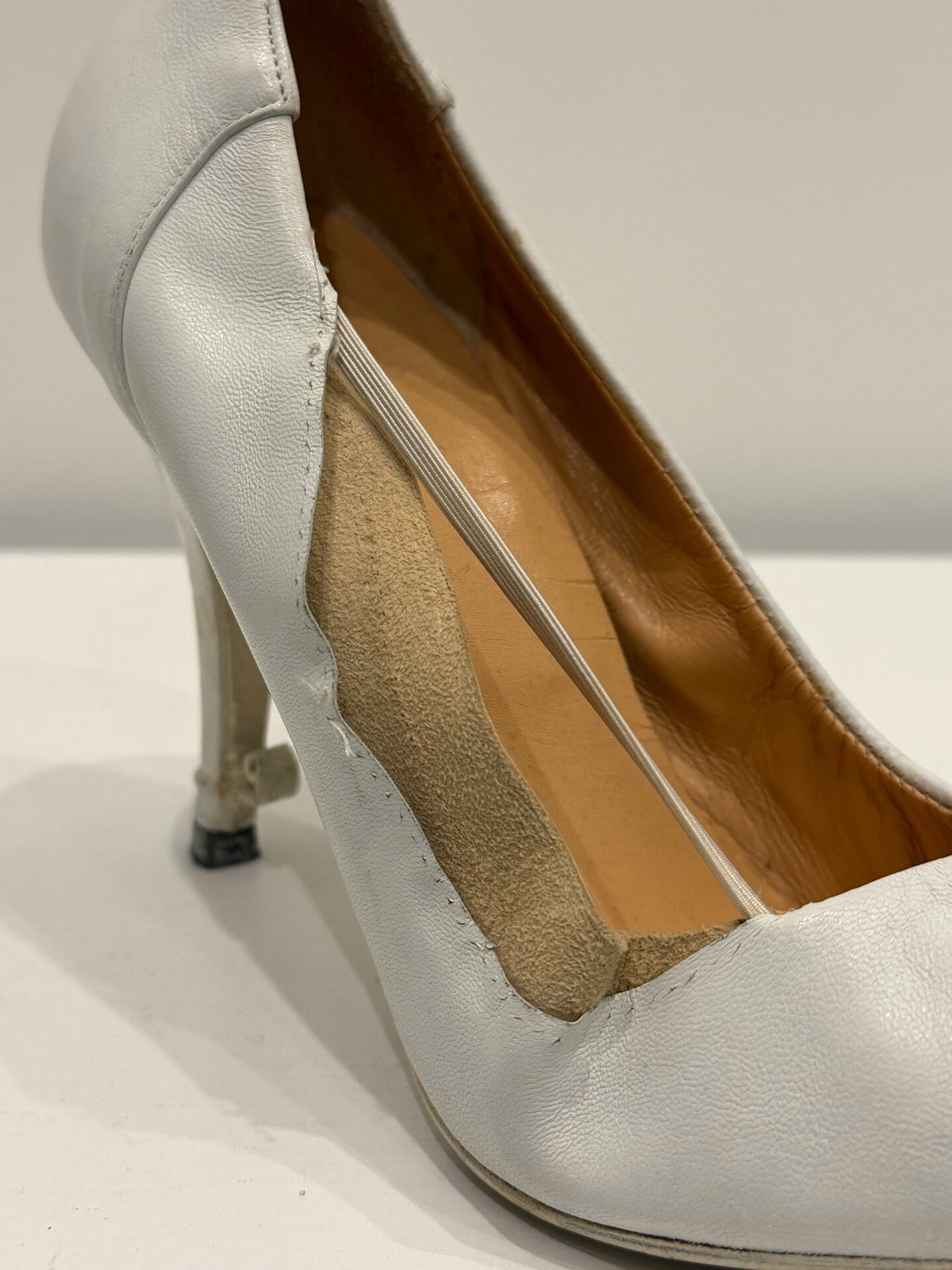 Maison Martin Margiela SS05 'Unfinished' Leather Heels