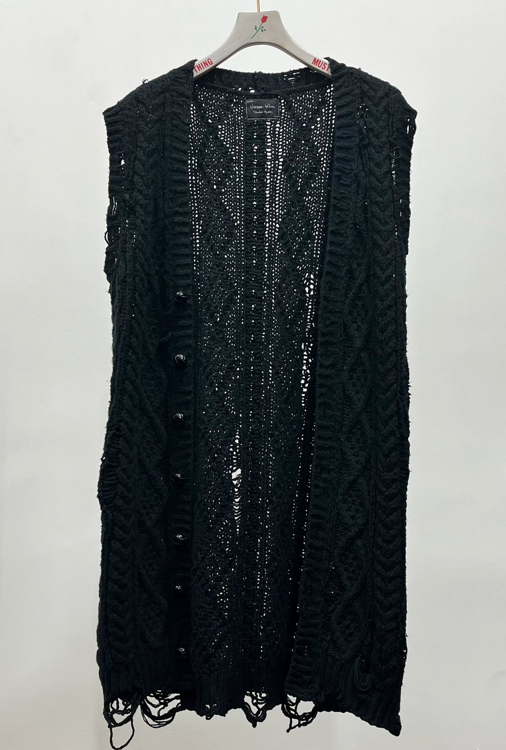 Number (n)ine "Night Crawler" 03AW Knitwear Vest