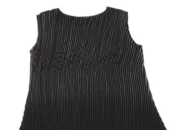 Issey Miyake Vintage Black Pleated Dress