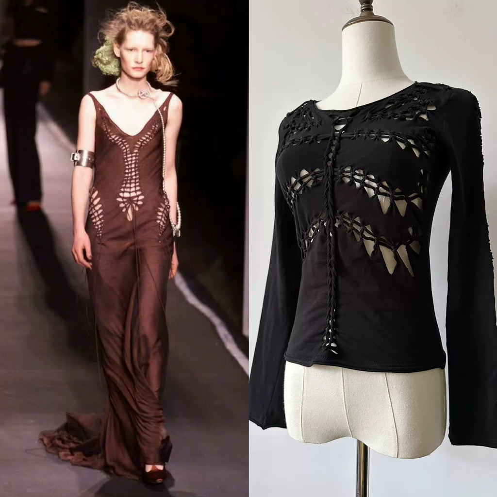 Jean Paul Gaultier 2001 Spring/Summer stretch knit top