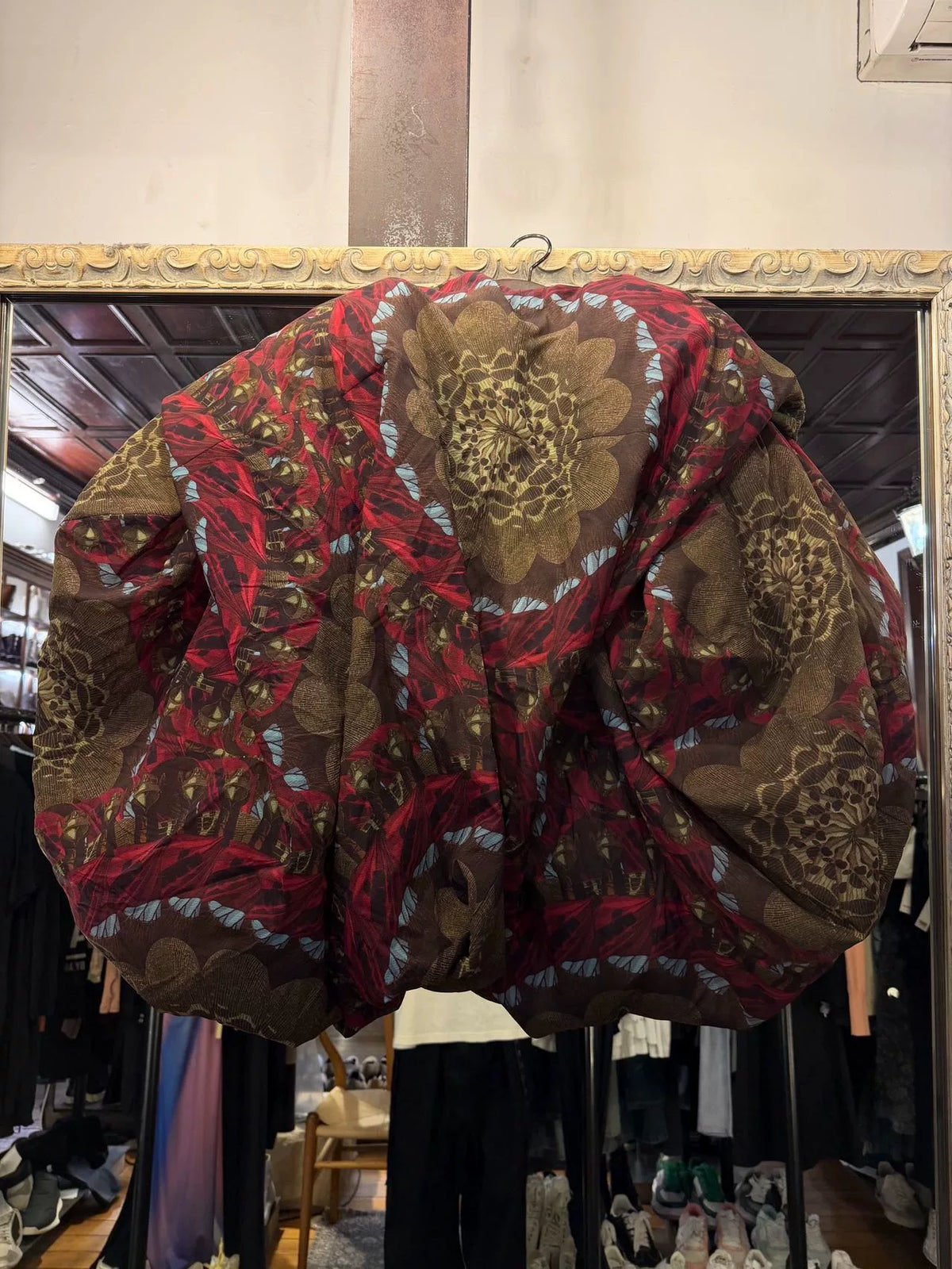 Undercover FW17 Red Base 3D Butterfly Nylon Cape