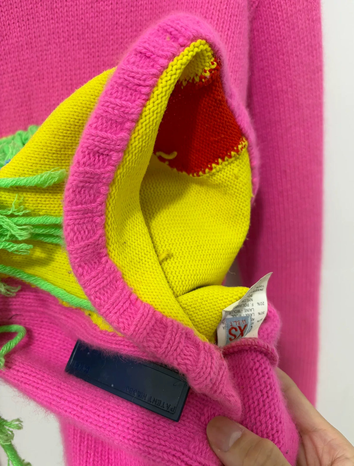 Walter van Beirendonck runway cartoon sweater