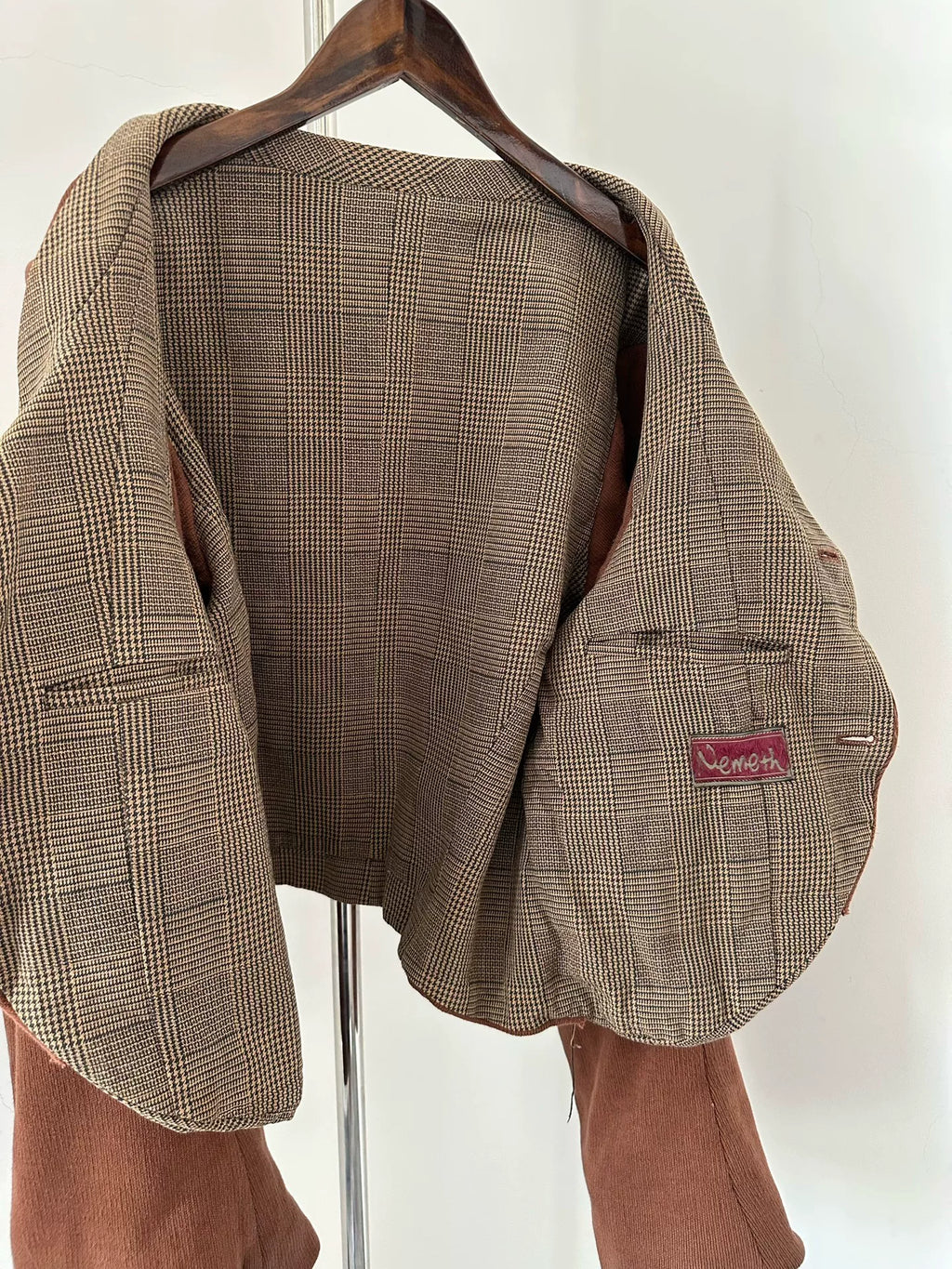 Christopher Nemeth 90s Pocket Plaid Jacket