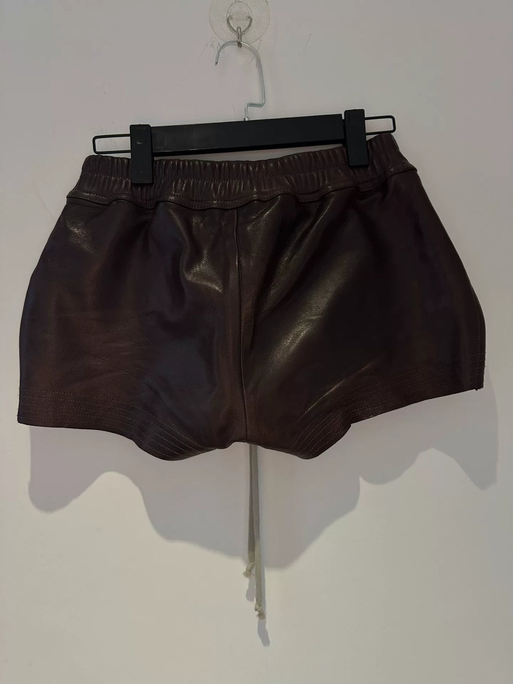 Rick Owens 22fw Mainline Oiled Wax Lambskin Boxer Shorts