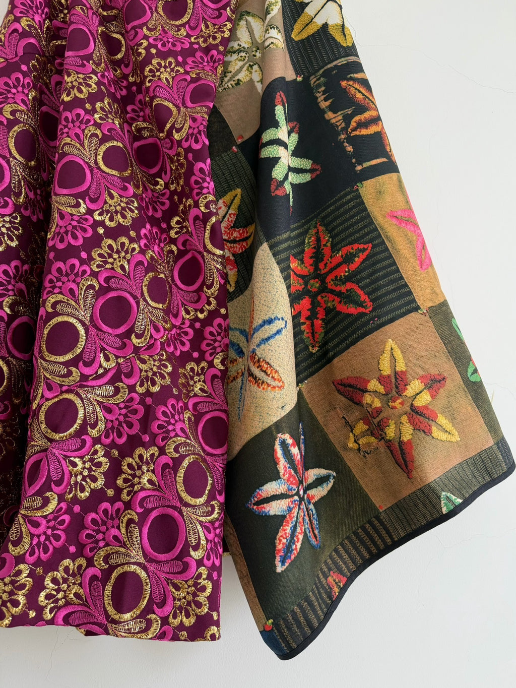 Comme Des Garcons Rei Kawakubo 1999 runway patchwork apron-style skirt