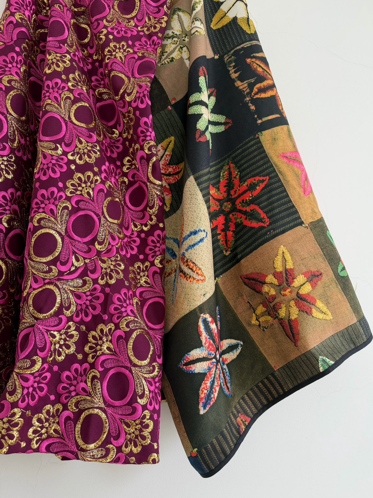 Comme Des Garcons Rei Kawakubo 1999 runway patchwork apron-style skirt