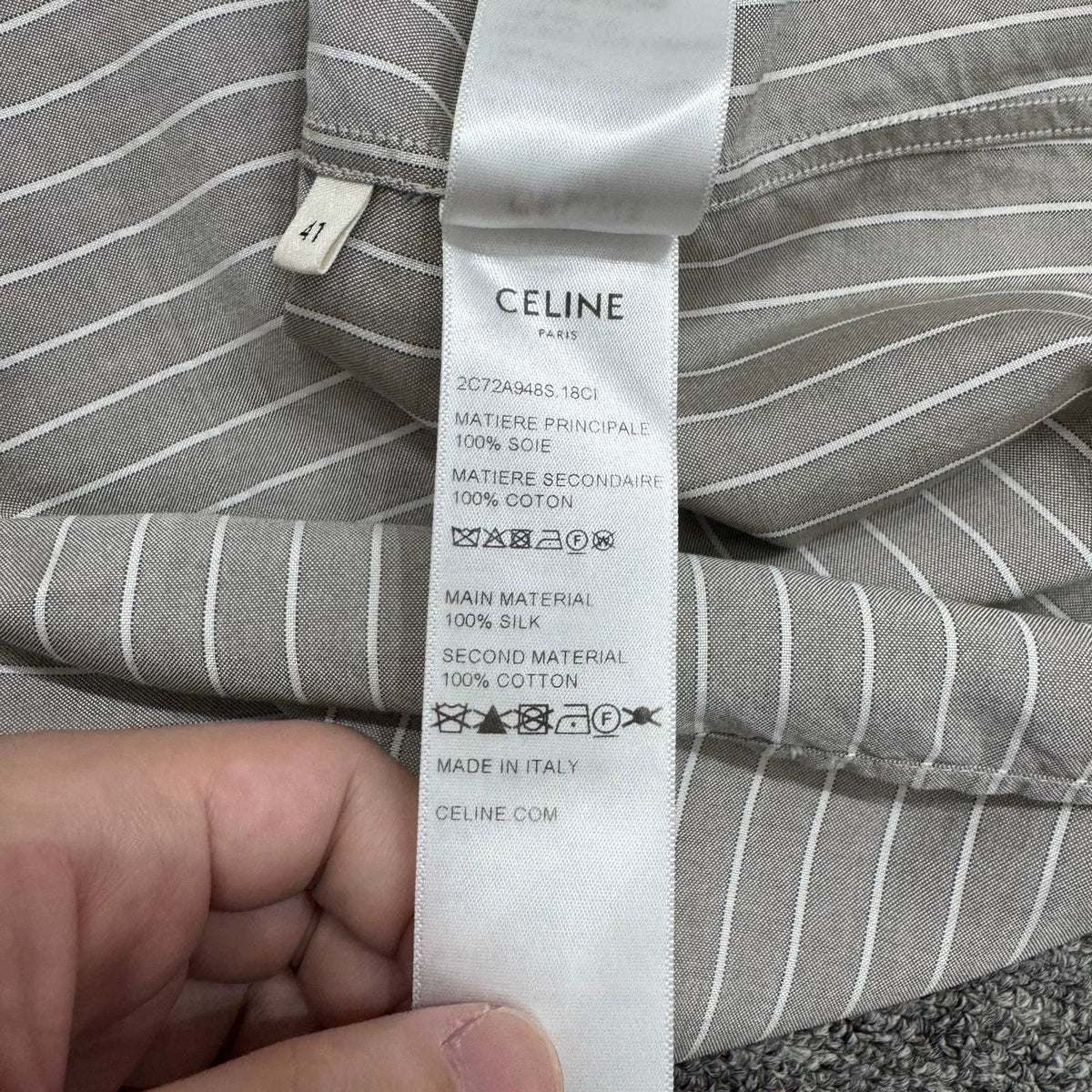 Celine Striped Shirt