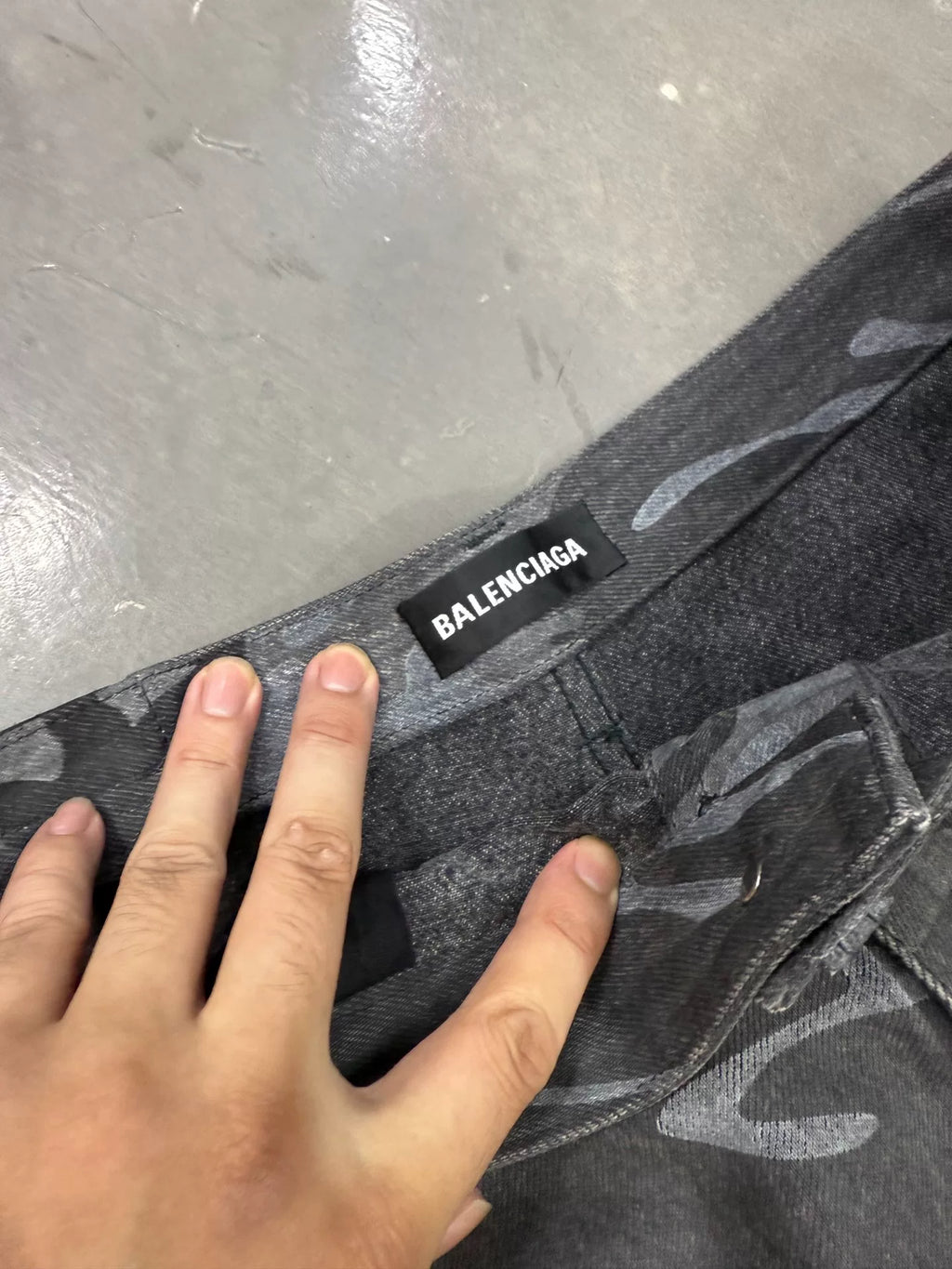Balenciaga SS21 Camo Baggy Pants