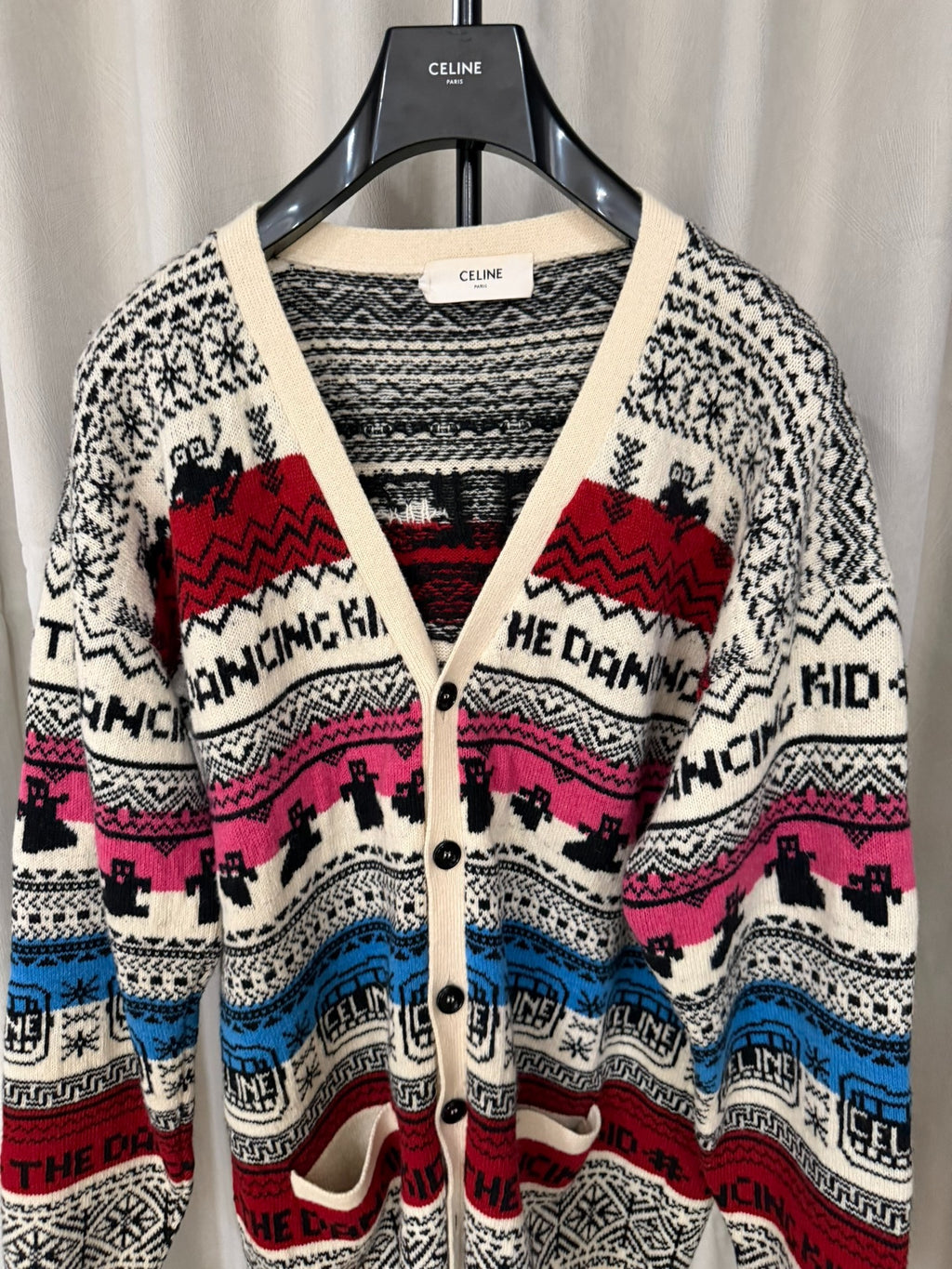 Celine SS21 The Dancing Kid Knit Cardigan