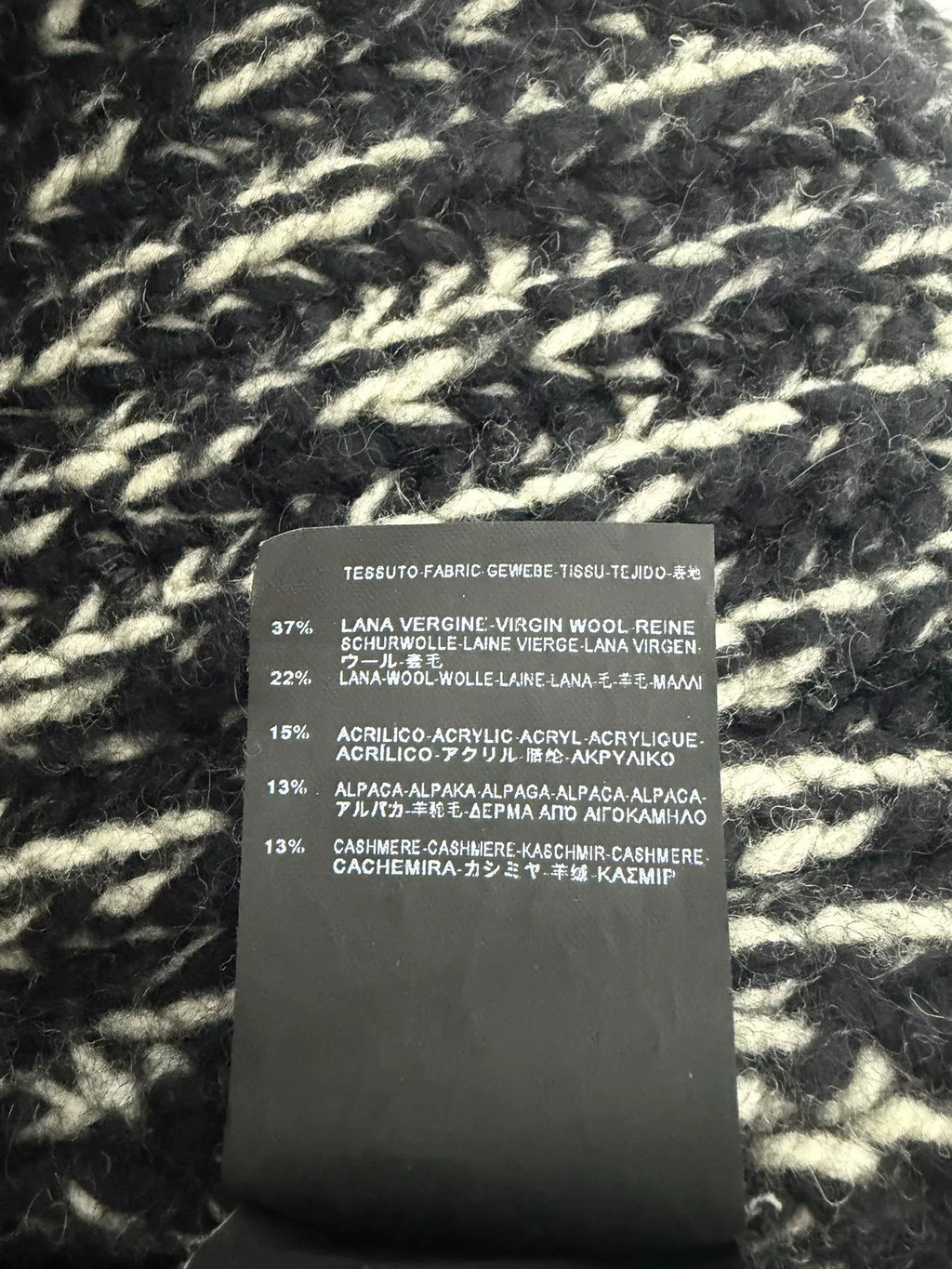 Saint Laurent 13FW Wool Cashmere Hooded Cape