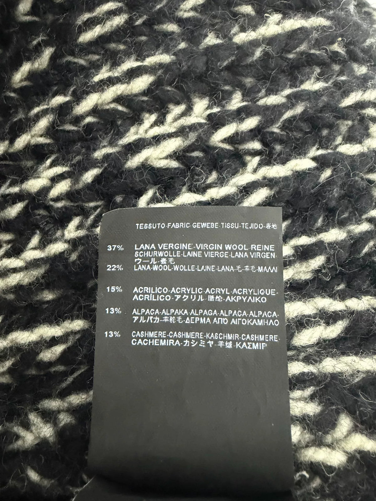 Saint Laurent 13FW Wool Cashmere Hooded Cape