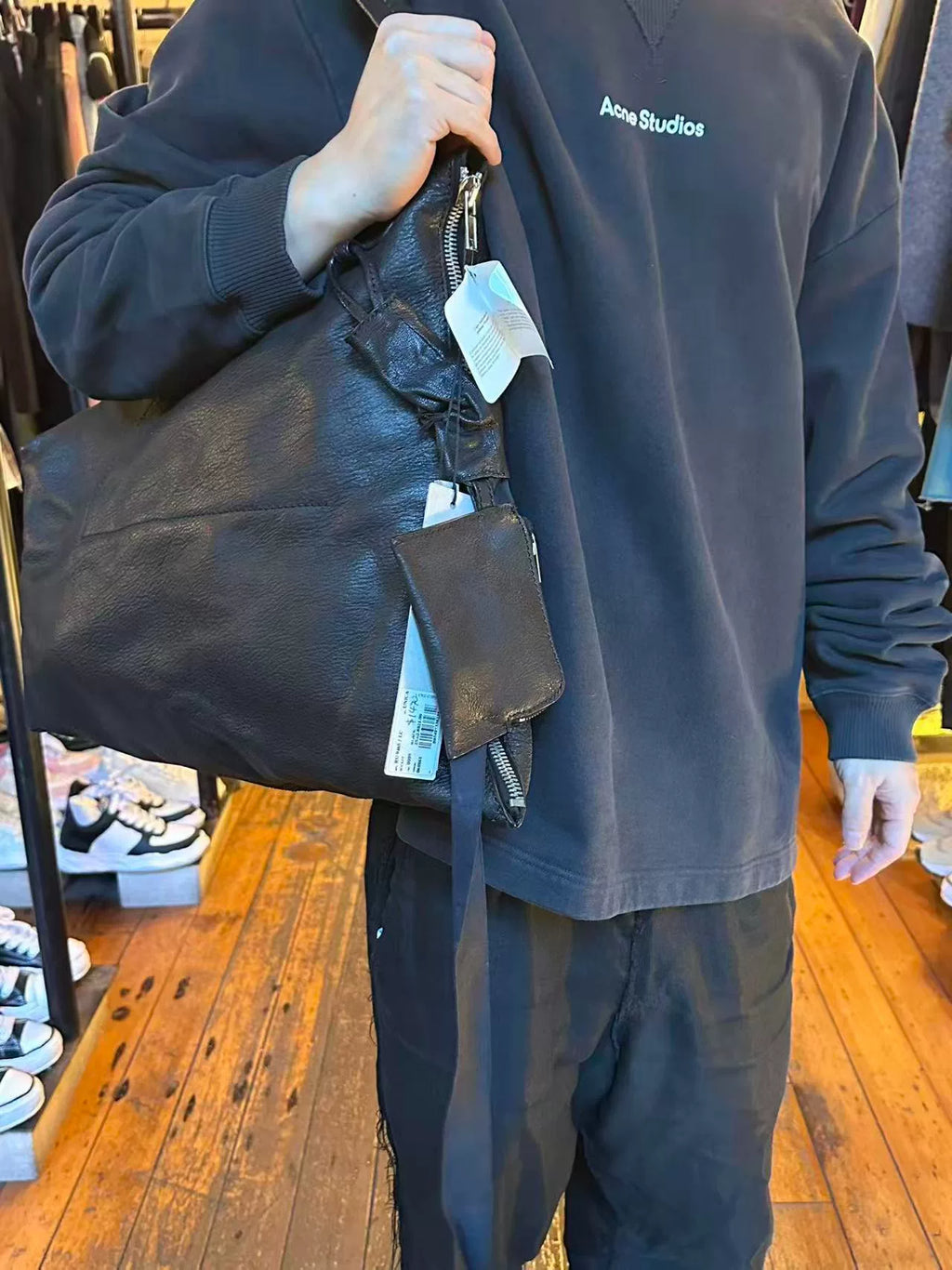 Rick Owens FW12 Black Mountain Bucket Bag