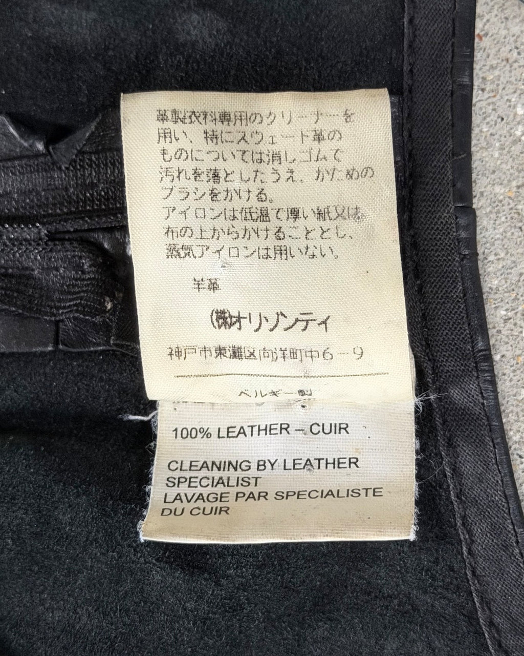 Ann Demeulemeester AW00 Lambskin V-Neck Sleeveless Top
