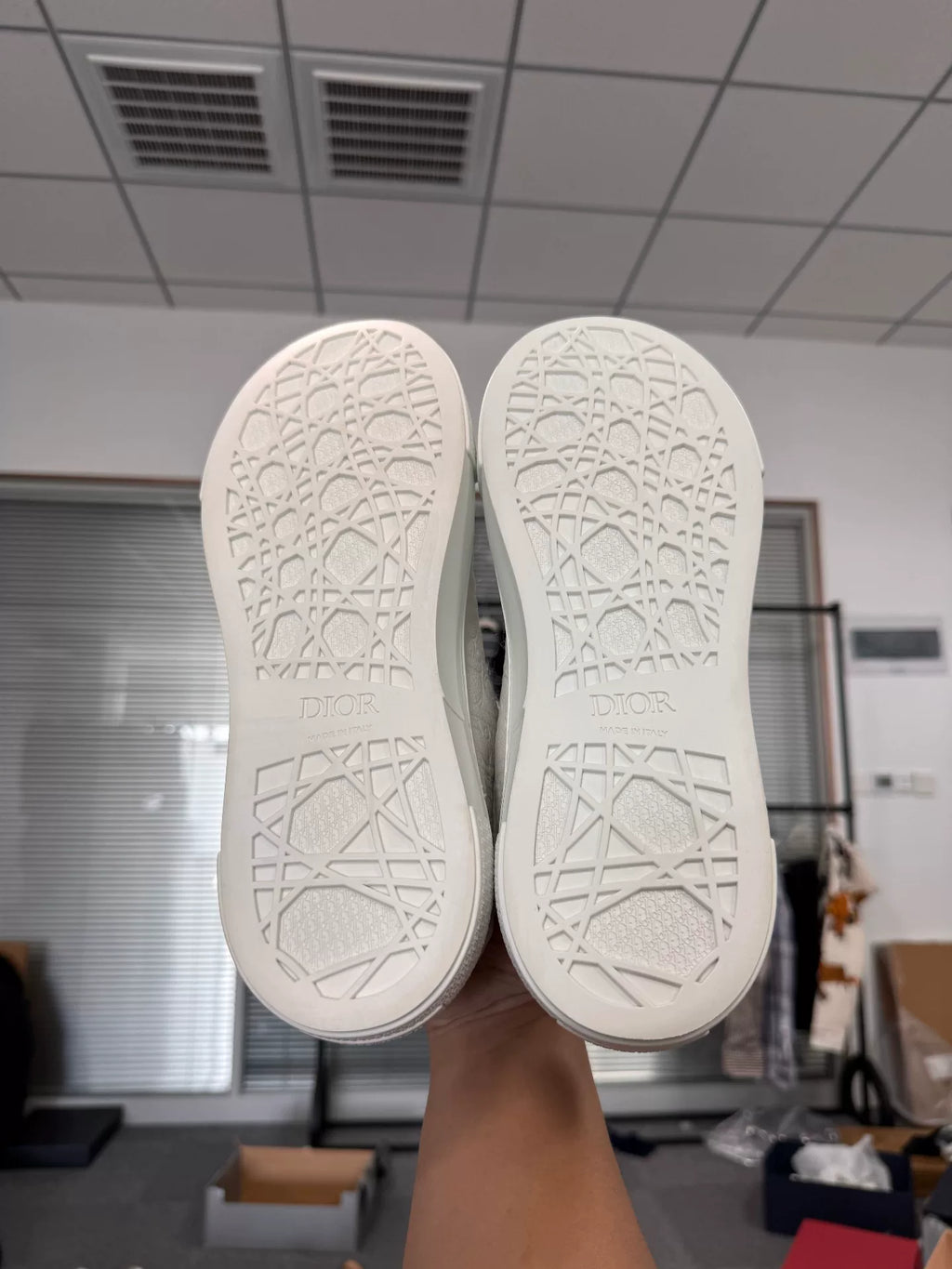 Dior B33 Monogram Logo Sneakers