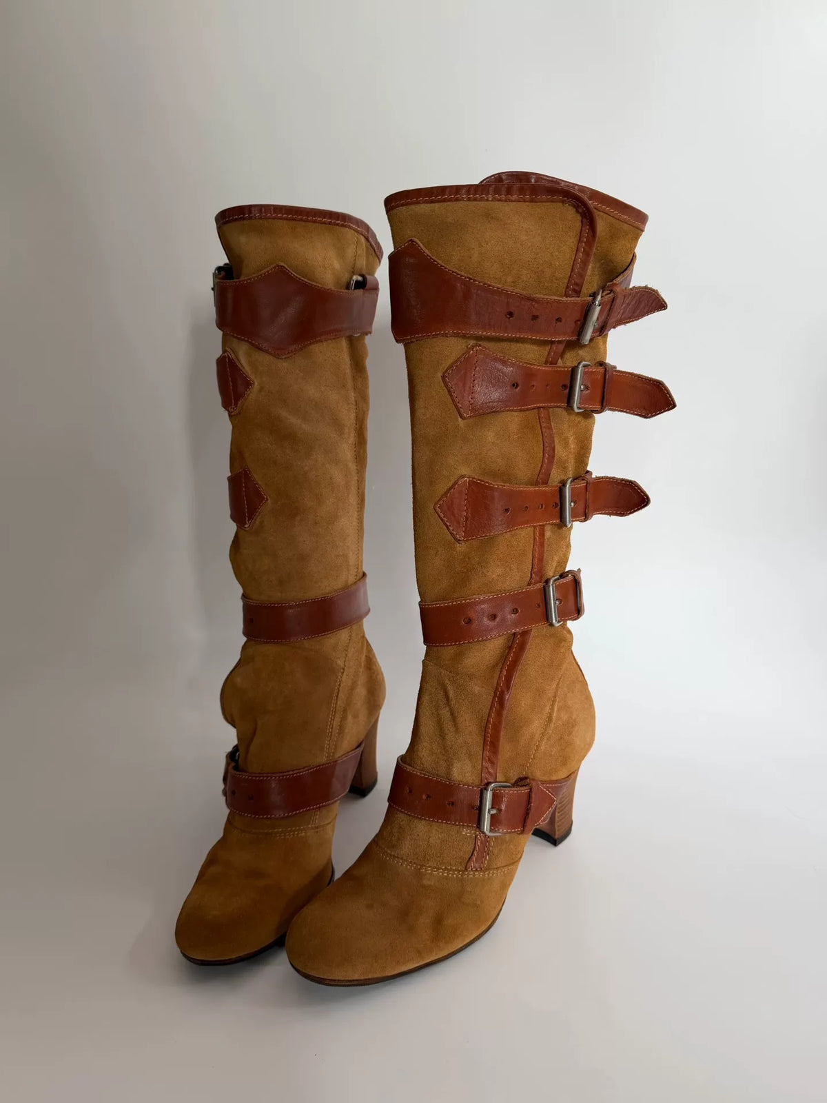Vivienne Westwood Beige Pirate Boots