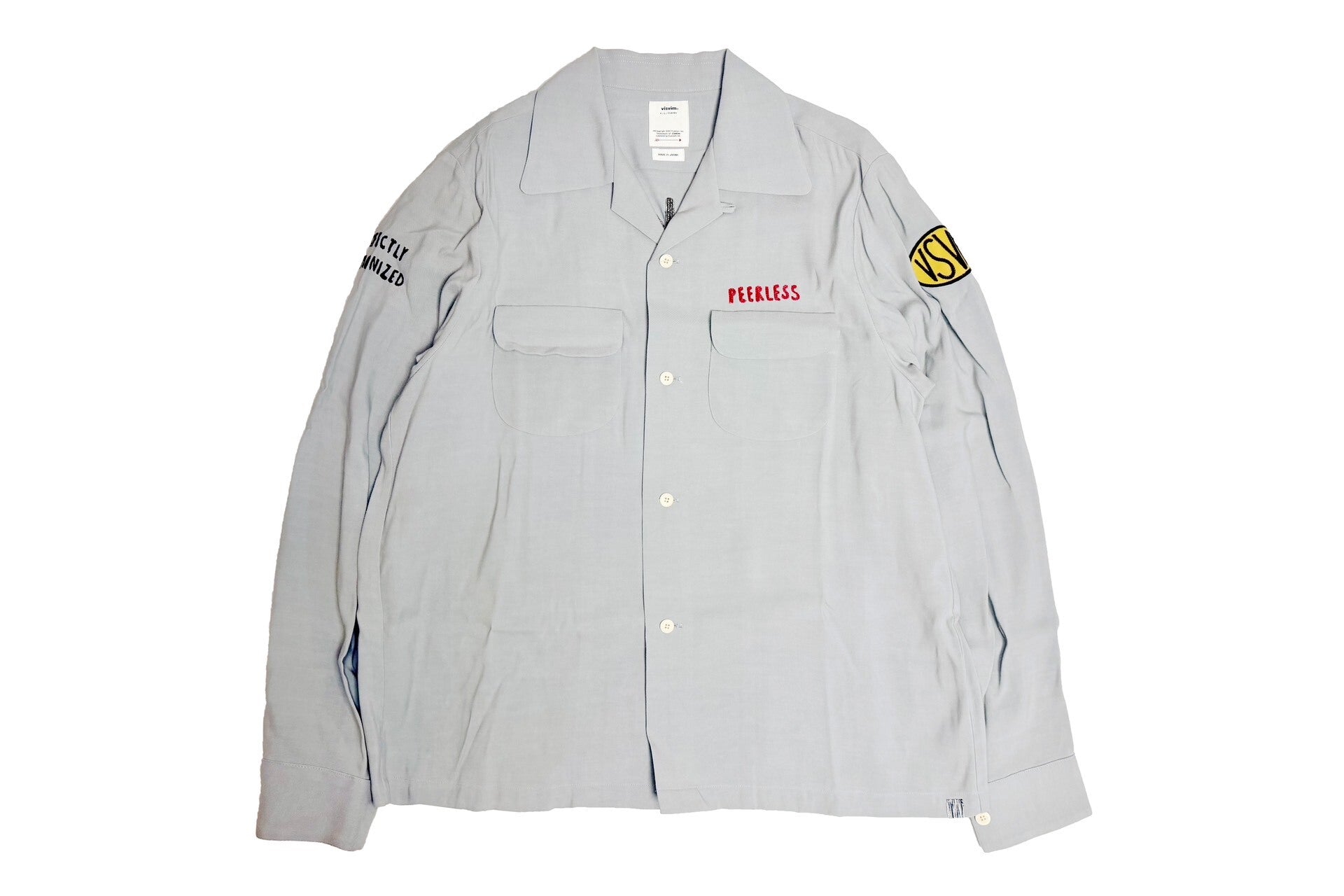 Visvim 24SS Keesey G.s I.q.w.t “peerless” “ Gray Shirt