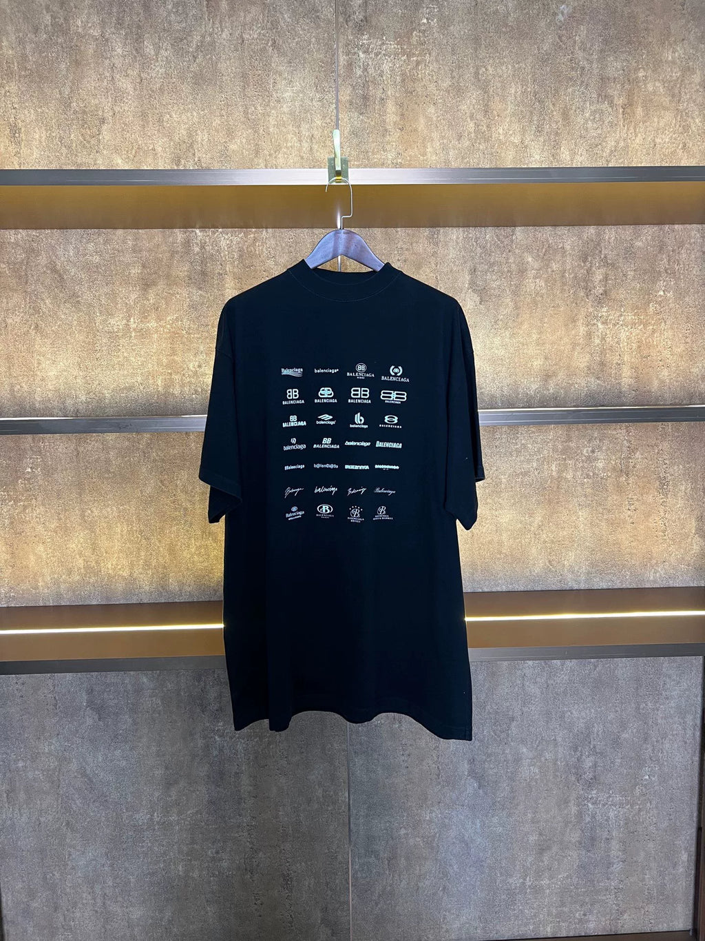 Balenciaga Logo Print Top