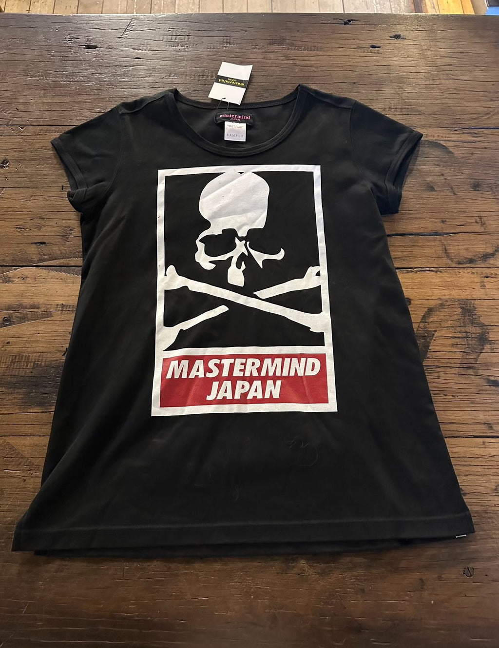 mastermind Japan Same Sample Black DREAM Skull Print Cotton T-Shirt