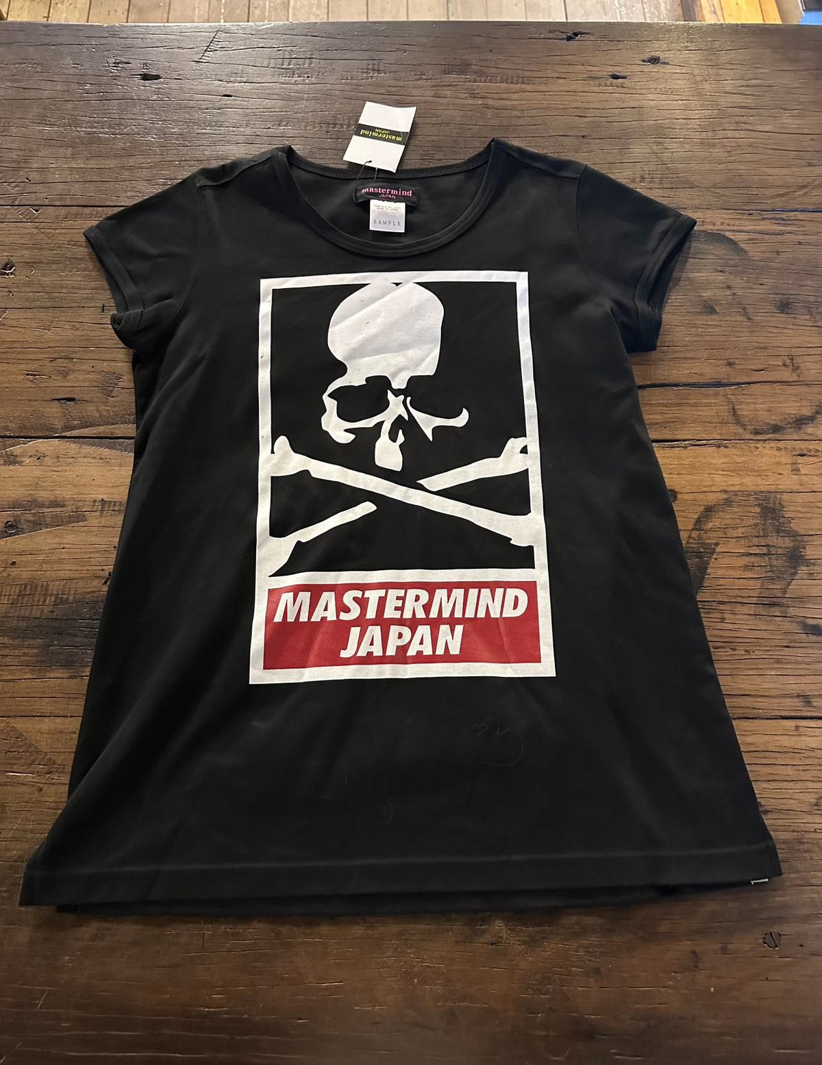 mastermind Japan Same Sample Black DREAM Skull Print Cotton T-Shirt
